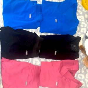 3 PAIRS OF FIGS XXS REGULAR SCRUBS